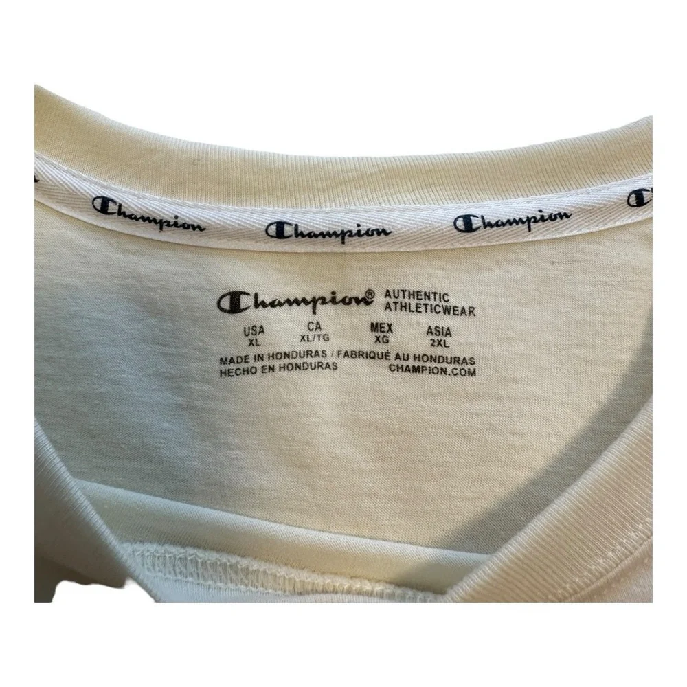 Champion Women’s Short Sleeve Crewneck Crop Top - Size XL - Picture 6 of 11